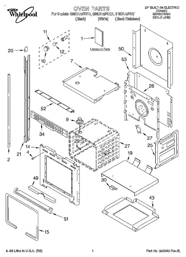 Diagram for GMC275PDS1