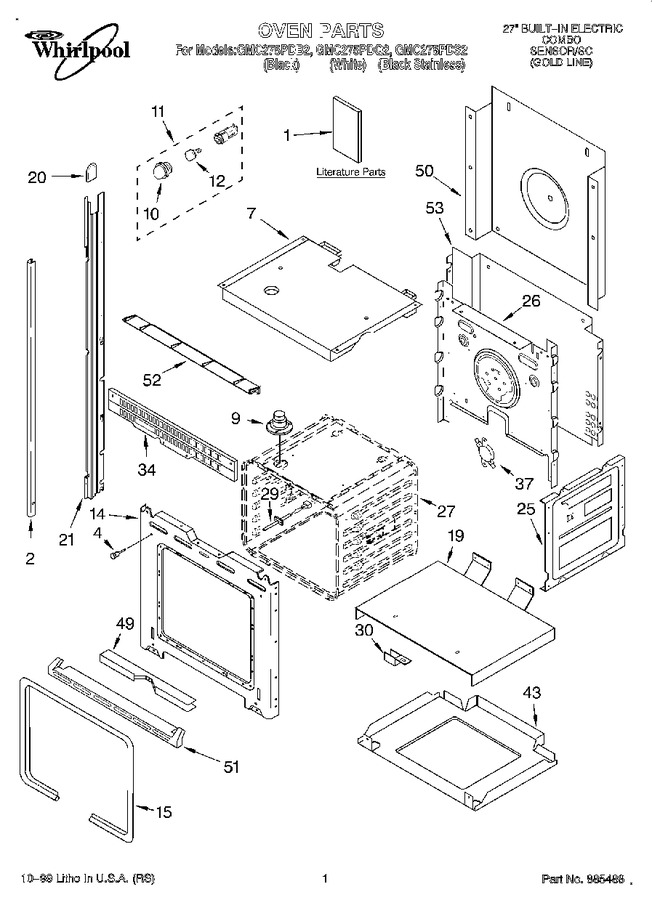 Diagram for GMC275PDQ2