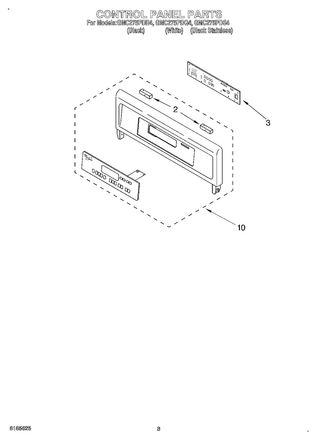 Diagram for GMC275PDS4