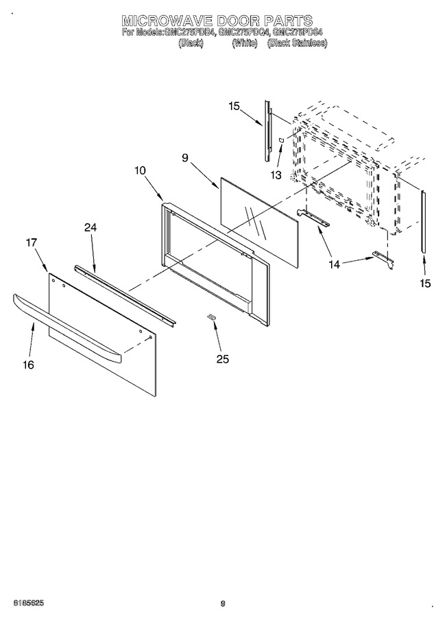 Diagram for GMC275PDS4