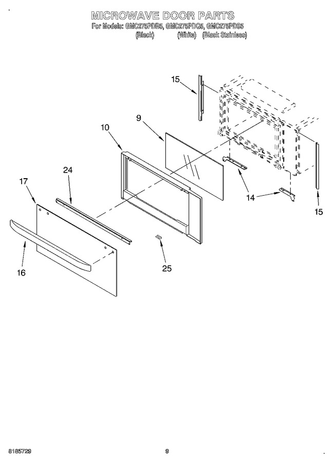 Diagram for GMC275PDS5