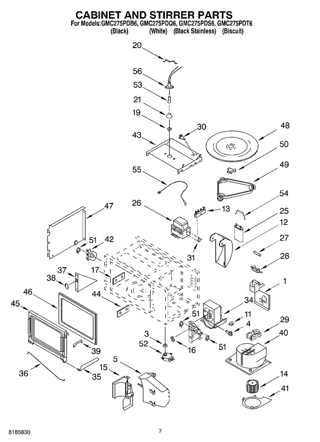Diagram for GMC275PDT6