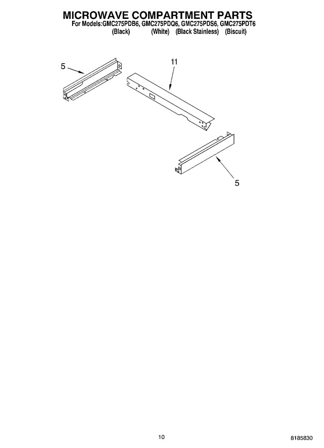 Diagram for GMC275PDS6
