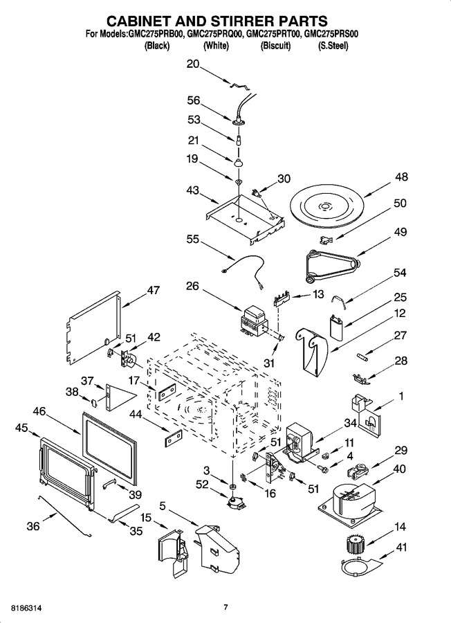 Diagram for GMC275PRS00
