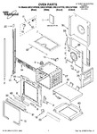 Diagram for 01 - Oven Parts