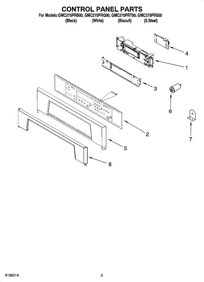 Diagram for GMC275PRS00