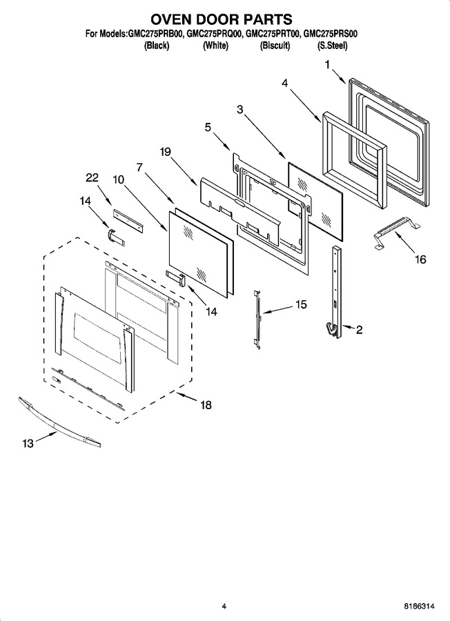 Diagram for GMC275PRS00