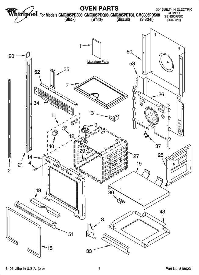 Diagram for GMC305PDS08