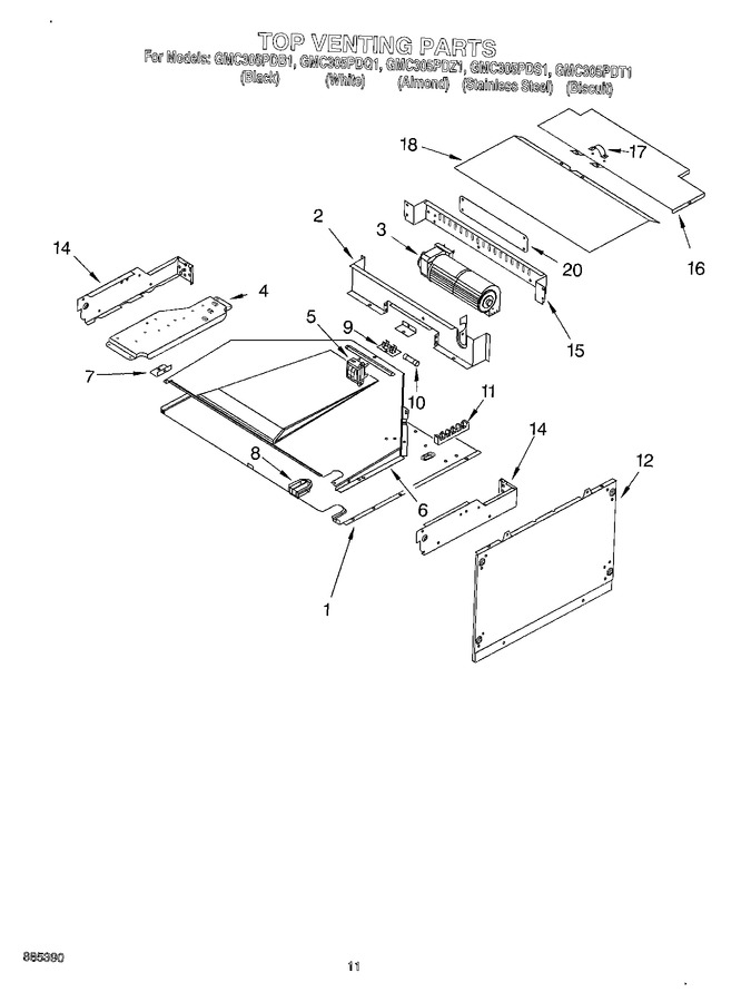 Diagram for GMC305PDS1