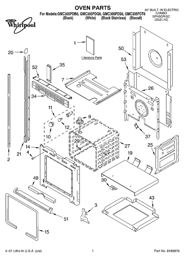 Diagram for GMC305PDS6
