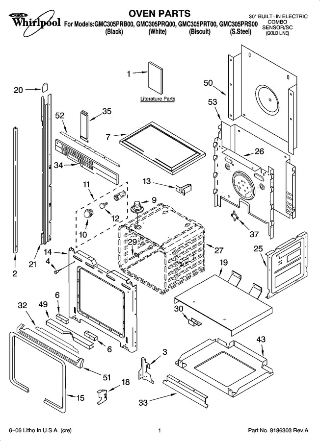 Diagram for GMC305PRQ00