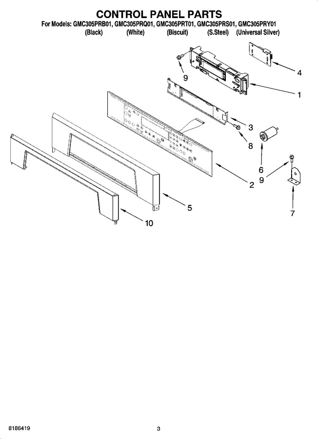 Diagram for GMC305PRT01