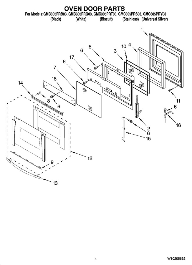 Diagram for GMC305PRY03
