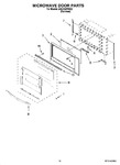 Diagram for 08 - Microwave Door Parts