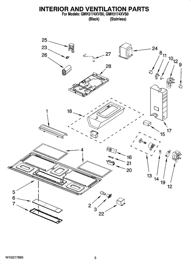 Diagram for GMH3174XVB0