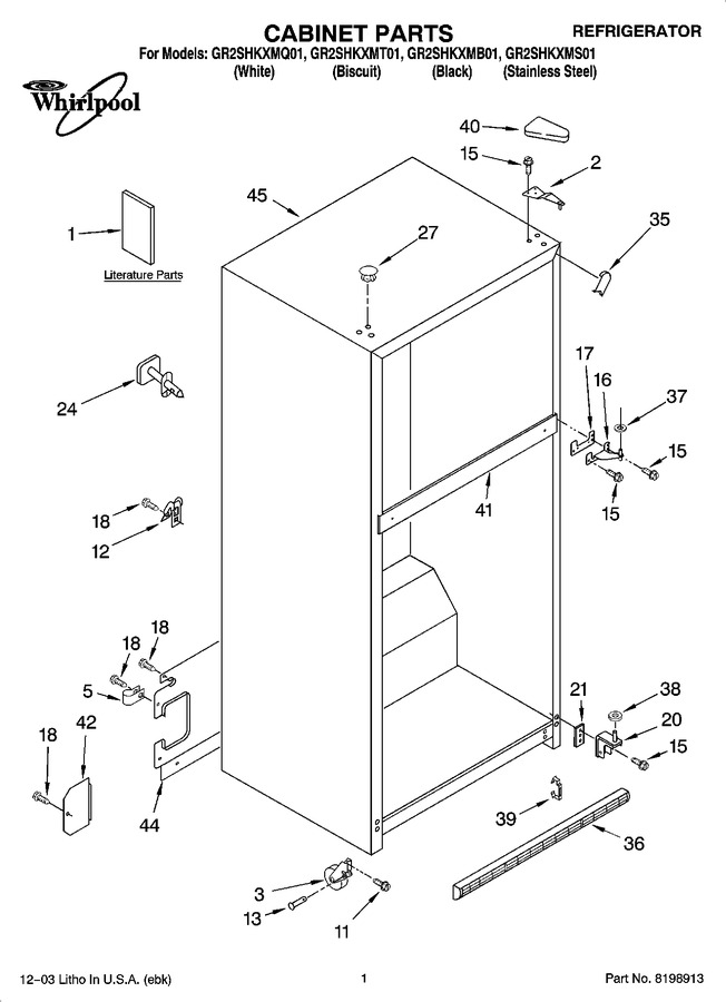 Diagram for GR2SHKXMB01