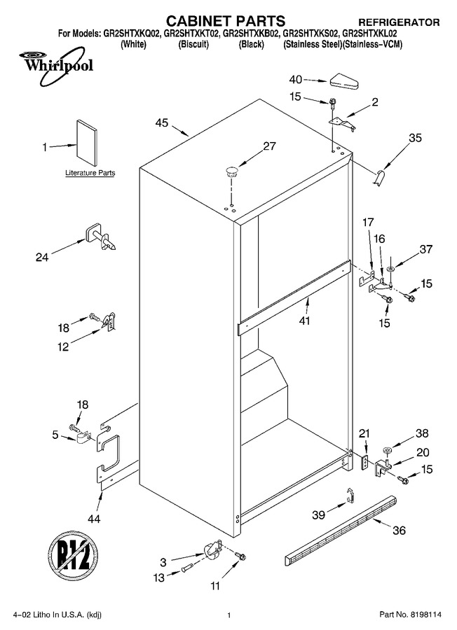 Diagram for GR2SHTXKL02