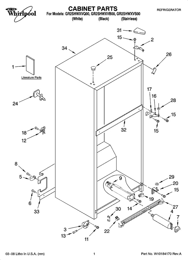 Diagram for GR2SHWXVQ00