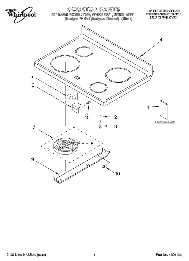 Diagram for GR396LXGZ1