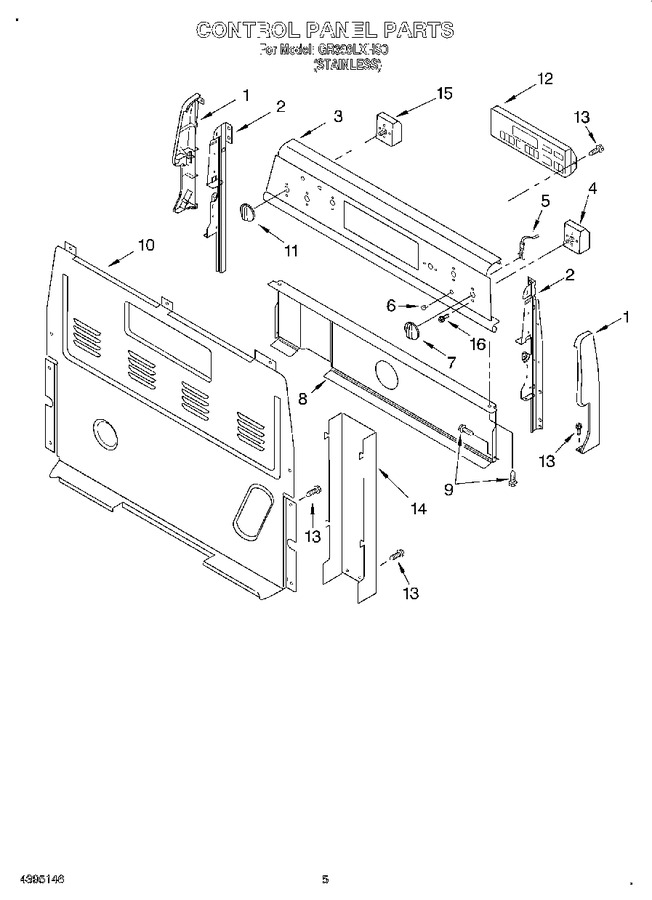 Diagram for GR399LXHS0