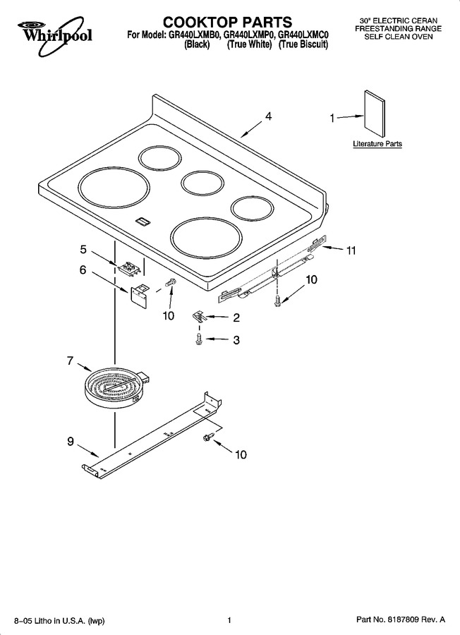 Diagram for GR440LXMP0