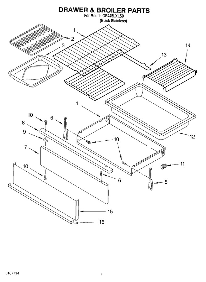 Diagram for GR445LXLS0