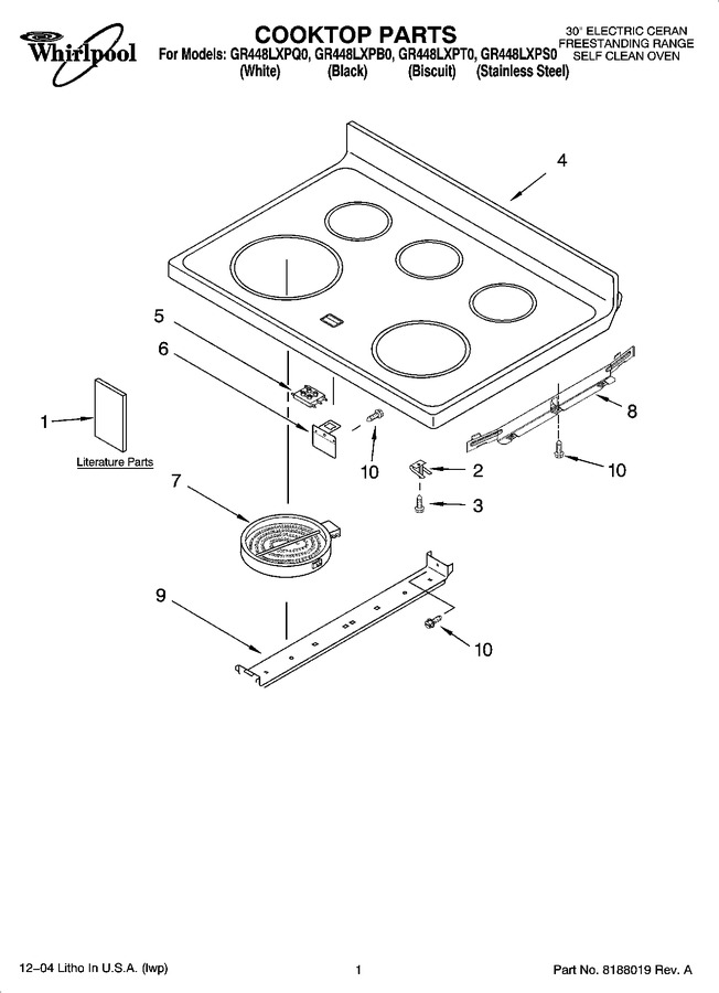 Diagram for GR448LXPQ0