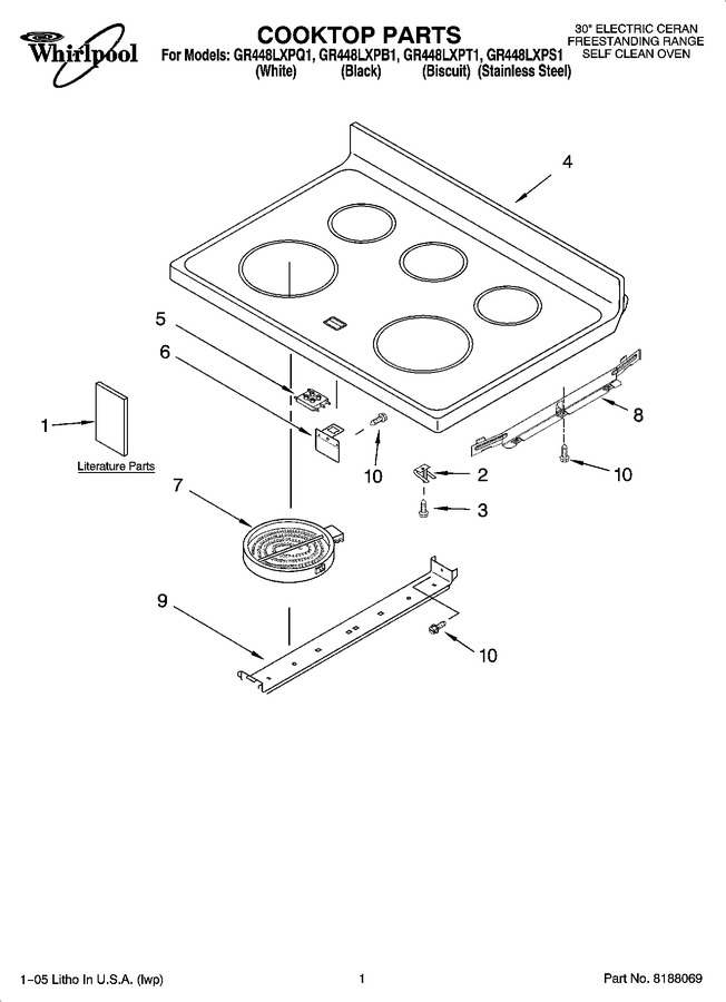 Diagram for GR448LXPS1