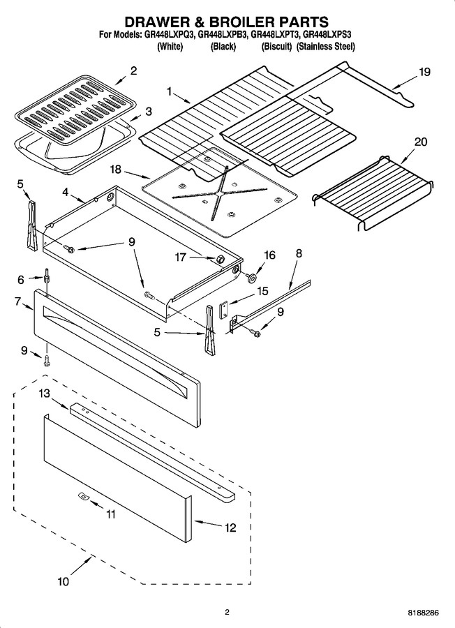 Diagram for GR448LXPT3