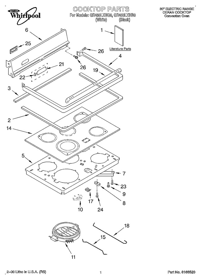 Diagram for GR450LXHQ0