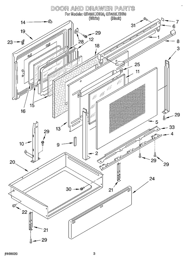 Diagram for GR450LXHQ0