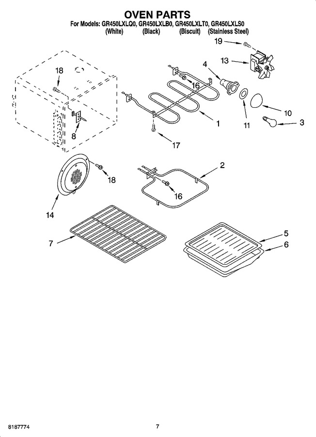 Diagram for GR450LXLS0