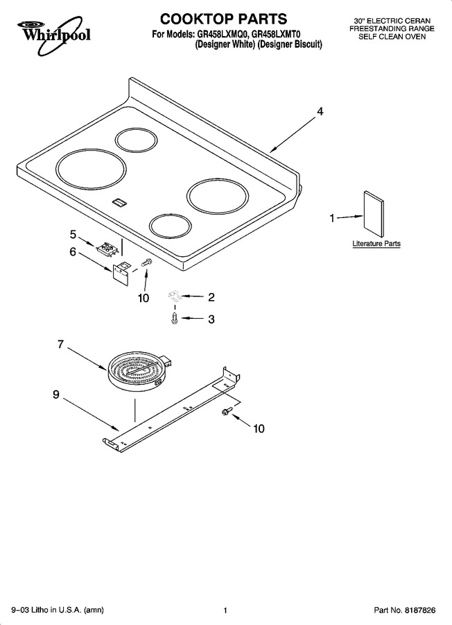 Diagram for GR458LXMT0