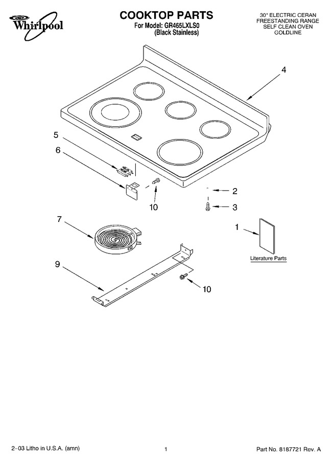 Diagram for GR465LXLS0