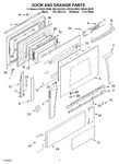 Diagram for 02 - Door And Drawer Parts