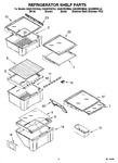 Diagram for 03 - Refrigerator Shelf Parts