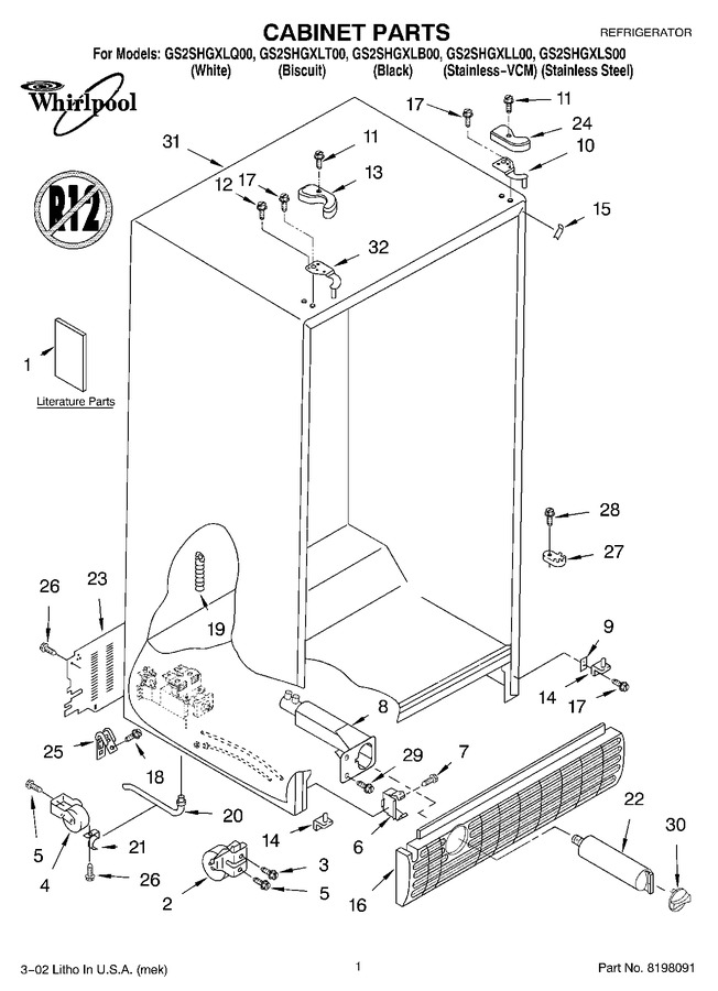 Diagram for GS2SHGXLQ00