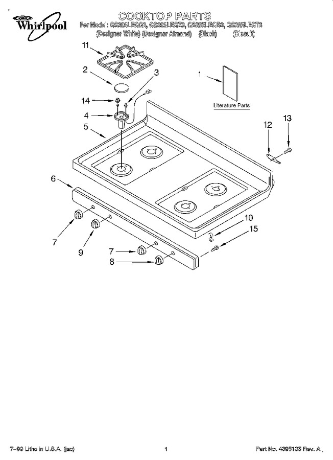 Diagram for GS395LEGQ3