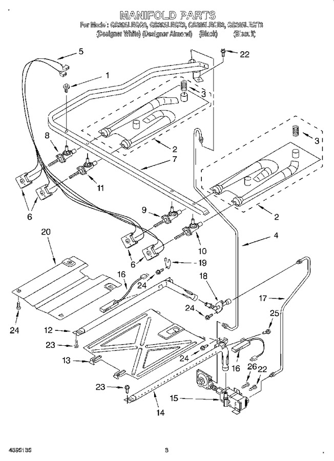 Diagram for GS395LEGT3