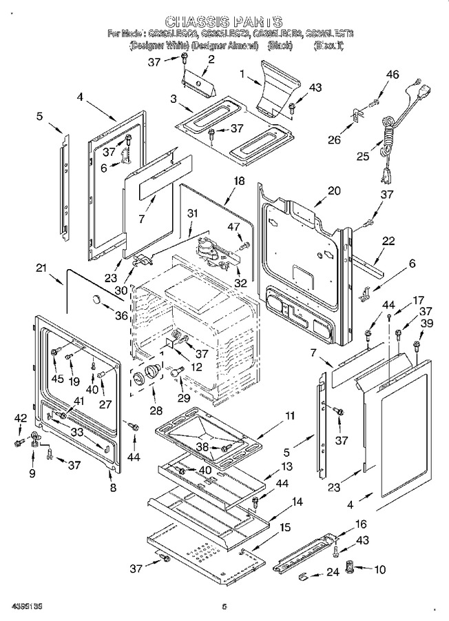 Diagram for GS395LEGT3