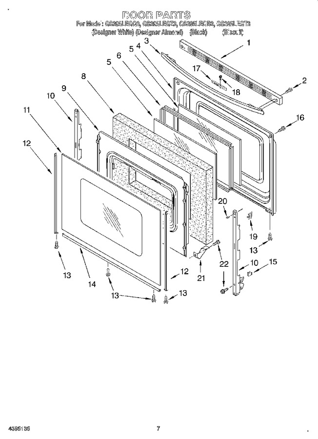 Diagram for GS395LEGT3