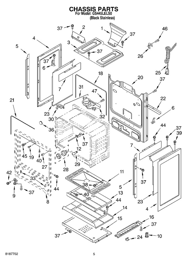 Diagram for GS445LELS0