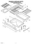 Diagram for 05 - Drawer & Broiler Parts