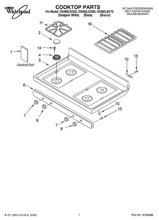 Diagram for GS460LEKT0