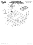 Diagram for 01 - Cooktop, Literature