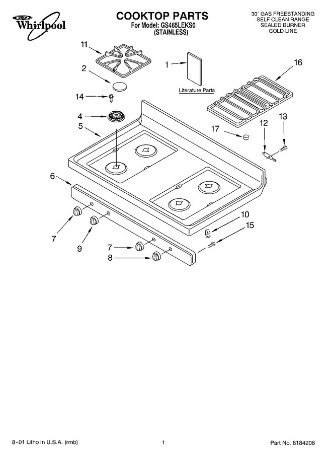 Diagram for GS465LEKS0