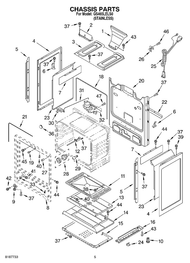 Diagram for GS465LELS0
