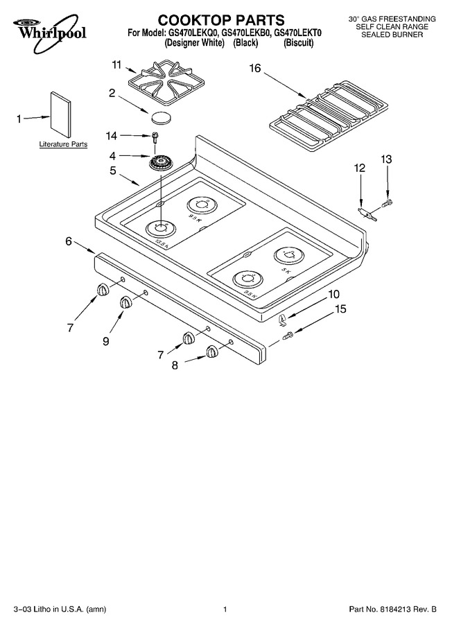Diagram for GS470LEKQ0