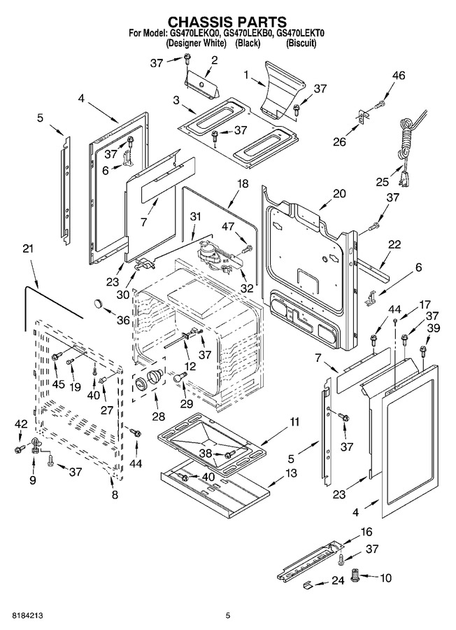 Diagram for GS470LEKQ0