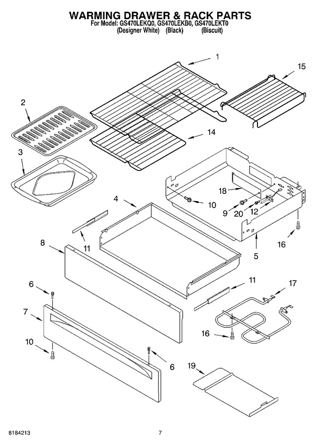 Diagram for GS470LEKQ0